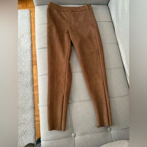 Zara brown suede Pants / leggings